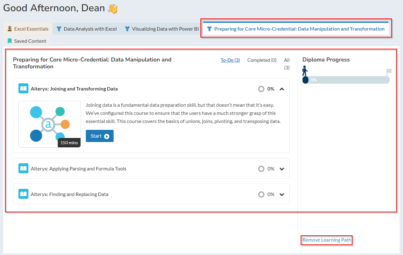 Learner Quick Start Guide
